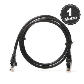 Dark AWG24-7 1m Cat6 Siyah Network Kablosu