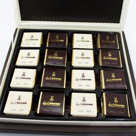 Dark Brown Chocolates & Confections 48 Adet Bitter ve Sütlü Sargılı Madlen Çikolata