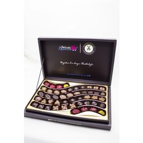Dark Brown Chocolates & Confections 48 Adet Spesiyel Türüf Çikolata Kutusu