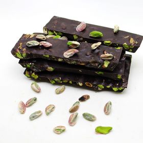 Dark Brown Chocolates & Confections 750 gr Antep Fıstıklı Bitter Kırma Beyoğlu Çikolatası