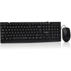 Dark DK-AC-KM1060 USB Siyah Ofis Klavye Mouse Set
