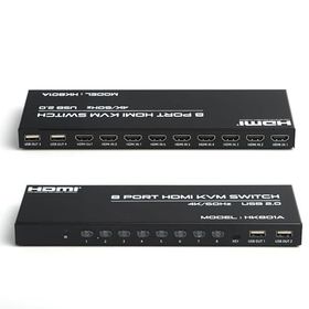 Dark DK-AC-KVMHD8X1 8 Port 4K 60Hz HDMI Kvm Switch