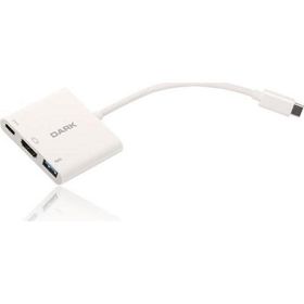 Dark DK-AC-U31X32 3 in 1 USB 3.1 Type-C Erkek USB 3.0 HDMI Dönüştürücü