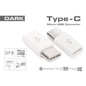 Dark DK-AC-U31XMICROW USB 3.1 Type-C Erkek to Micro USB 2.0 Dişi Dönüştürücü
