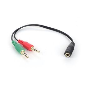 Dark DK-CB-AUC02 2x3.5 mm Stereo Erkek 3.5 mm Stereo Dişi Y Kablo