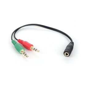 Dark DK-CB-AUC02 2x3.5 mm Stereo Erkek 3.5 mm Stereo Dişi Y Kablo