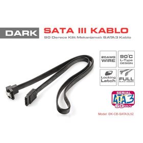 Dark DK-CB-SATA3L52 50 cm Sata 3 Bağlantı Kablosu