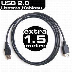 DARK DK-CB-USB2EXTL150 USB 2.0 1.5 M USB UZATMA KABLOSU