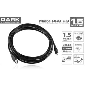 Dark DK-CB-USB2MICROL150 Micro USB 2.0 1.5 mt Şarj Data Kablosu