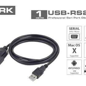 Dark DK-CB-USB2RS232PRO Dönüştürücü Adaptör