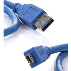 Dark DK-CB-USB3MINI 50 cm USB 3.0 Mini USB Şarj Harici Disk Kutusu Kablosu