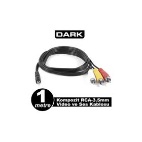 Dark DK-CB-VCOMX35 1 mt RCA Kablo