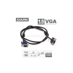 Dark DK-CB-VGA150 1.5 mt VGA Ferrit Core EMI RFI Filtreli 6 mm Çaplı VGA Kablo