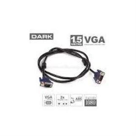 Dark DK-CB-VGA150 1.5 mt VGA Ferrit Core EMI RFI Filtreli 6 mm Çaplı VGA Kablo