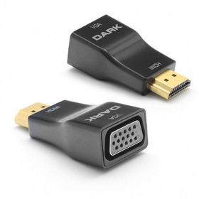 Dark DK-HD-AHDMIXVGA5 Siyah HDMI-VGA Çevirici Adaptör