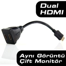 Dark DK-HD-AMX2F Erkek -2 X HDMI Dişi Çoklayıcı Adaptör