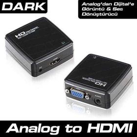 Dark DK-HD-AVGAXHDMI2 Analog VGA Ses Dijital HDMI Aktif Dönüştürücü