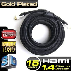 Dark DK-HD-CV14L1500 15 mt V1.4 3D 4K LED LCD PS3 Uyumlu Ferrite Core HDMI Kablo