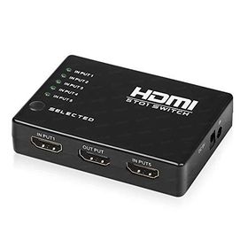 Dark DK-HD-SW4X1 Full HD 5 Giriş 1 Çıkış Uzaktan Kumandalı HDMI Switch