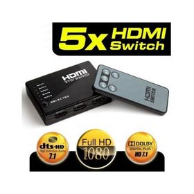 Dark DK-HD-SW4X1 Full HD 5 Giriş 1 Çıkış Uzaktan Kumandalı HDMI Switch