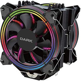 Dark Freezer X128 2x12 cm FRGB LED Intel & AMD Uyumlu PWM Fanlı 4x Isı Borusu İşlemci Soğutucu