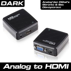 Dark HDMI Vga ve Ses Aktif Dijital Analog Dönüştürücüsü
