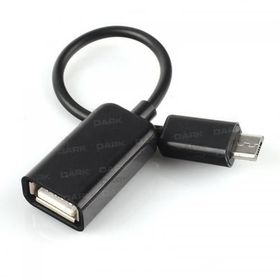 Dark Micro USB 2.0 Tablet ve Akıllı Telefon İçin USB Giriş Dönüştürücü OTG Kablo