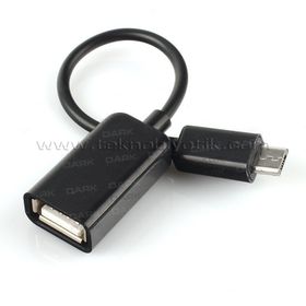 Dark Micro USB 2.0 Tablet ve Akıllı Telefon İçin USB Giriş Dönüştürücü OTG Kablo