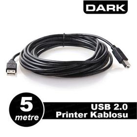 Dark USB 2.0 5m Printer ve Data Kablosu B-Tip