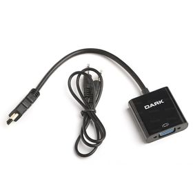 Dark VGA to HDMI Aktif Dönüştürücü
