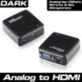 Dark Vga To Hdmı Siyah Dönüştürücü