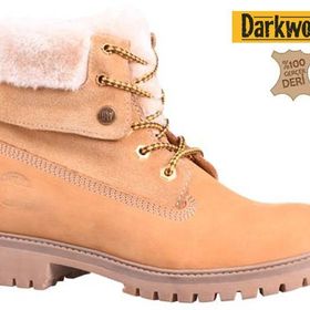 Darkwood 4508 Sarı Deri Kadın Bot