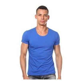 Darkzone 8505 Saks Bisiklet Yaka Basic Erkek T-shirt