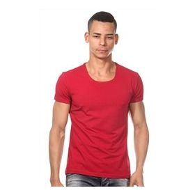 Darkzone 8506 Bordo Bisiklet Yaka Basic Erkek T-shirt