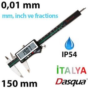 Dasqua 2310-7105 0-150 mm Ip54 Korumalı Dijital Kumpas
