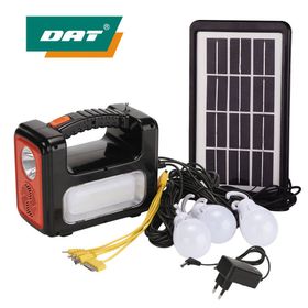 DAT AT-9011 Beyaz Güneş Enerjili Işıldak Fener