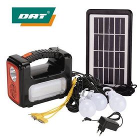 DAT AT-9011 Beyaz Güneş Enerjili Işıldak Fener
