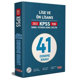 Data 2022 KPSS Lise ve Ön Lisans 41 Deneme Sınavı