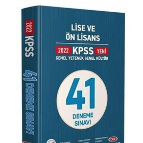 Data 2022 KPSS Lise ve Ön Lisans 41 Deneme Sınavı