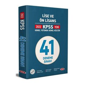 Data 2022 KPSS Lise ve Ön Lisans 41 Deneme Sınavı