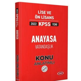 Data 2022 KPSS Lise ve Ön Lisans Anayasa Vatandaşlık Soru Bankası