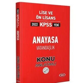 Data 2022 KPSS Lise ve Ön Lisans Anayasa Vatandaşlık Soru Bankası