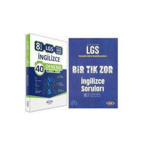 Data Lgs Bir Tık İngilizce Soruları + Azza 8.Sınıf İngilizce 40'lı Denemesi