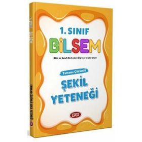 Data Yayınları 1. Sınıf Bilsem Tamamı Çözümlü Şekil Yeteneği