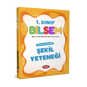 Data Yayınları 1. Sınıf Bilsem Tamamı Çözümlü Şekil Yeteneği