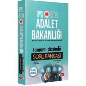 Data Yayınları 2020 GYS Adalet Bakanlığı Tamamı Çözümlü Soru Bankası