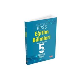 Data Yayınları 2020 KPSS Eğitim Bilimleri Tamamı Çözümlü 5 Deneme