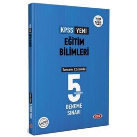 Data Yayınları 2020 KPSS Eğitim Bilimleri Tamamı Çözümlü 5 Deneme