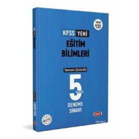 Data Yayınları 2020 KPSS Eğitim Bilimleri Tamamı Çözümlü 5 Deneme