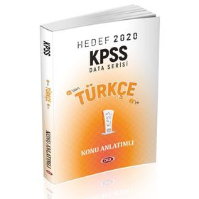 Data Yayınları 2020 KPSS Türkçe Konu Anlatımlı